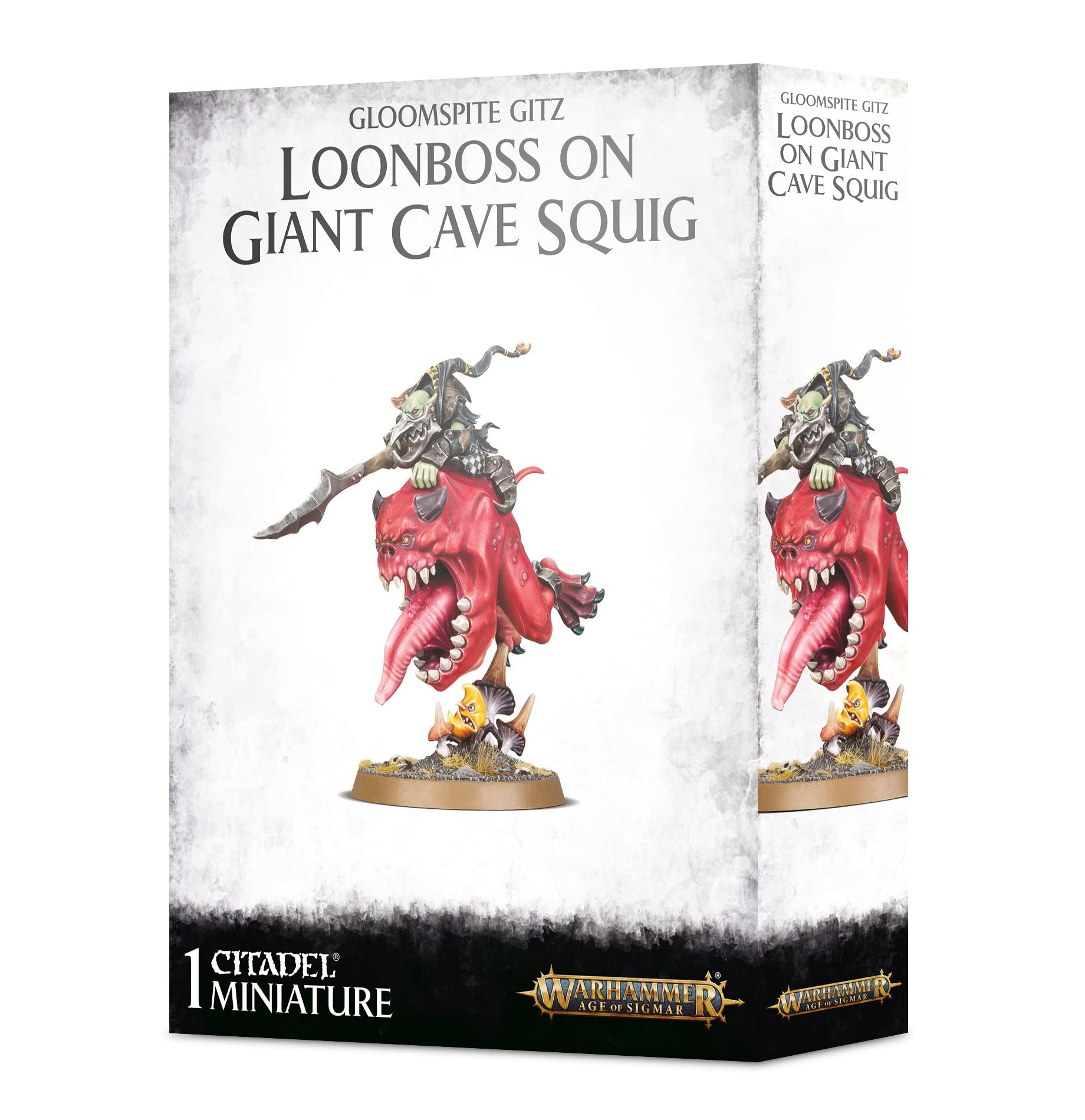 Games Workshop - Warhammer - Age of Sigmar - Gloomspite Gitz: Loonboss On Giant Cave Squig