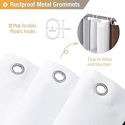 BTTN Brown Fabric Shower Curtain - Geometric Shower