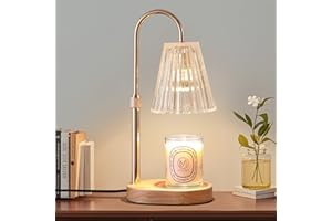MEIXISUE Candle Warmer Lamp WithTimer and Dimmer,Fragrance Electric Wax Melt Warmer with 2 Bulbs,Scented Jar Lamp,Mother's Day/Birthday/Christmas Gifts for Mom/Wife,Home Decor,Adjustable Height