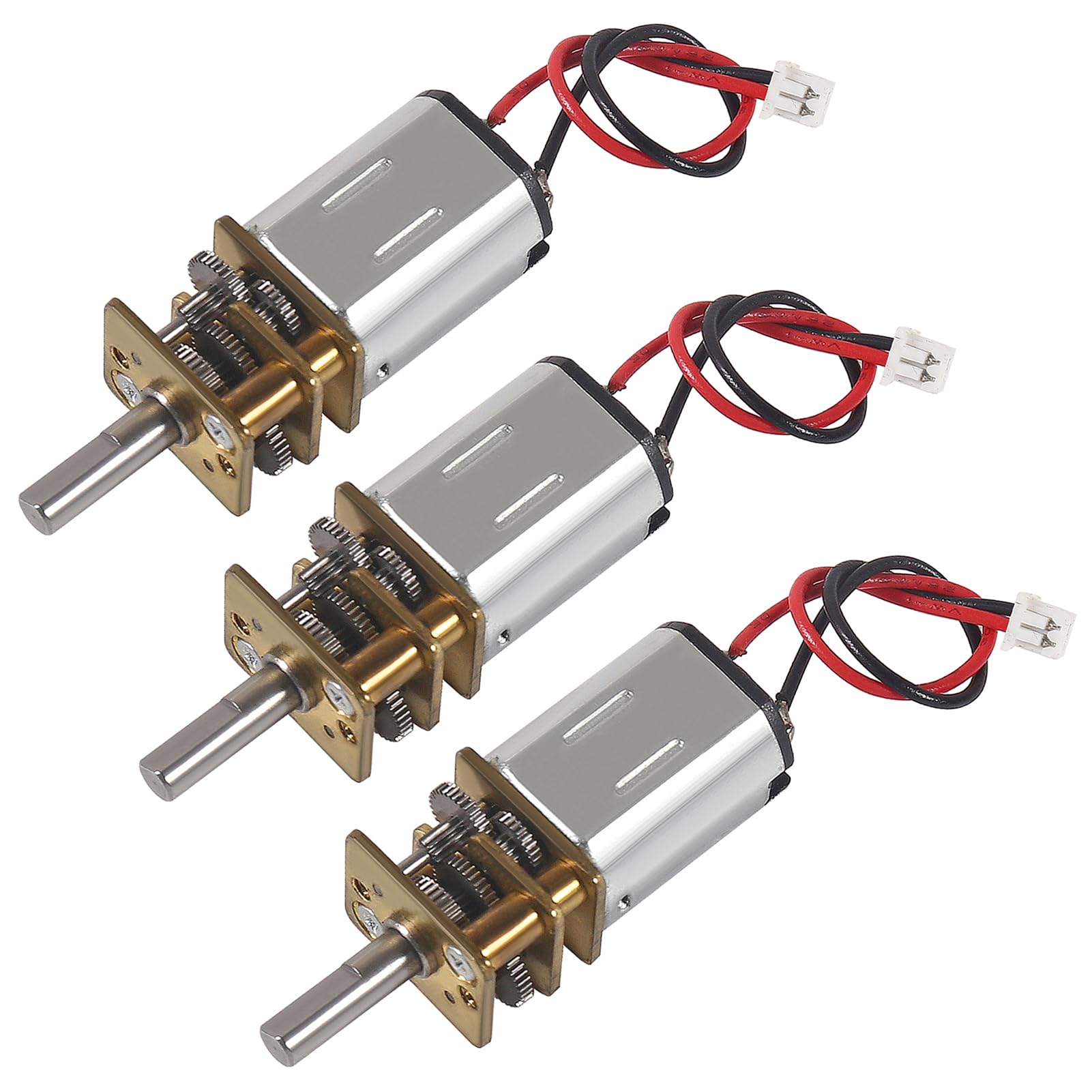 XIITIA 3pcs DC 3V-6V Mini N20 Gear Motor Slow Speed