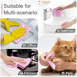 Homaxy Microfiber Cleaning Cloth Roll, 40 Pack
