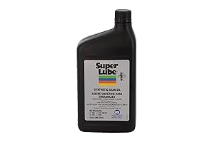 Super Lube Synthetic Gear Oil, ISO 320, 1 Qt, Translucent (54300)
