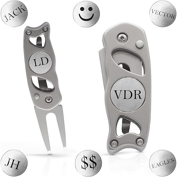 新品willfully handmade randompearlknitvest Amazon.com: Indiana Metal Craft Switchblade Golf Divot