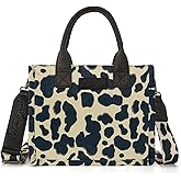 Wrangler Cow Print Small Crossbody Bags for Women Designer Purses Top-Handle Handbags