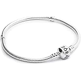 PANDORA Women's Standard 925 Sterling Silver Bead Clasp Charm Bracelet 590702HV (17)