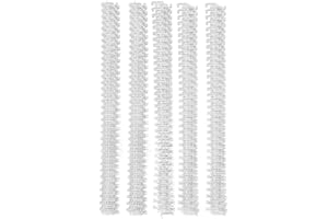 Odorkle Double Loop Binding Cinch Wire Spine, Metal Inner Wire, 360 Degree Rotation, 60 Sheets Capacity, for A4 Document Note