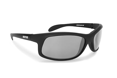 BERTONI Polarisierten Photochrome Sonnenbrille für Skifahren - Laufen - Driving - Fish - P545FT Italy Selbsttönend