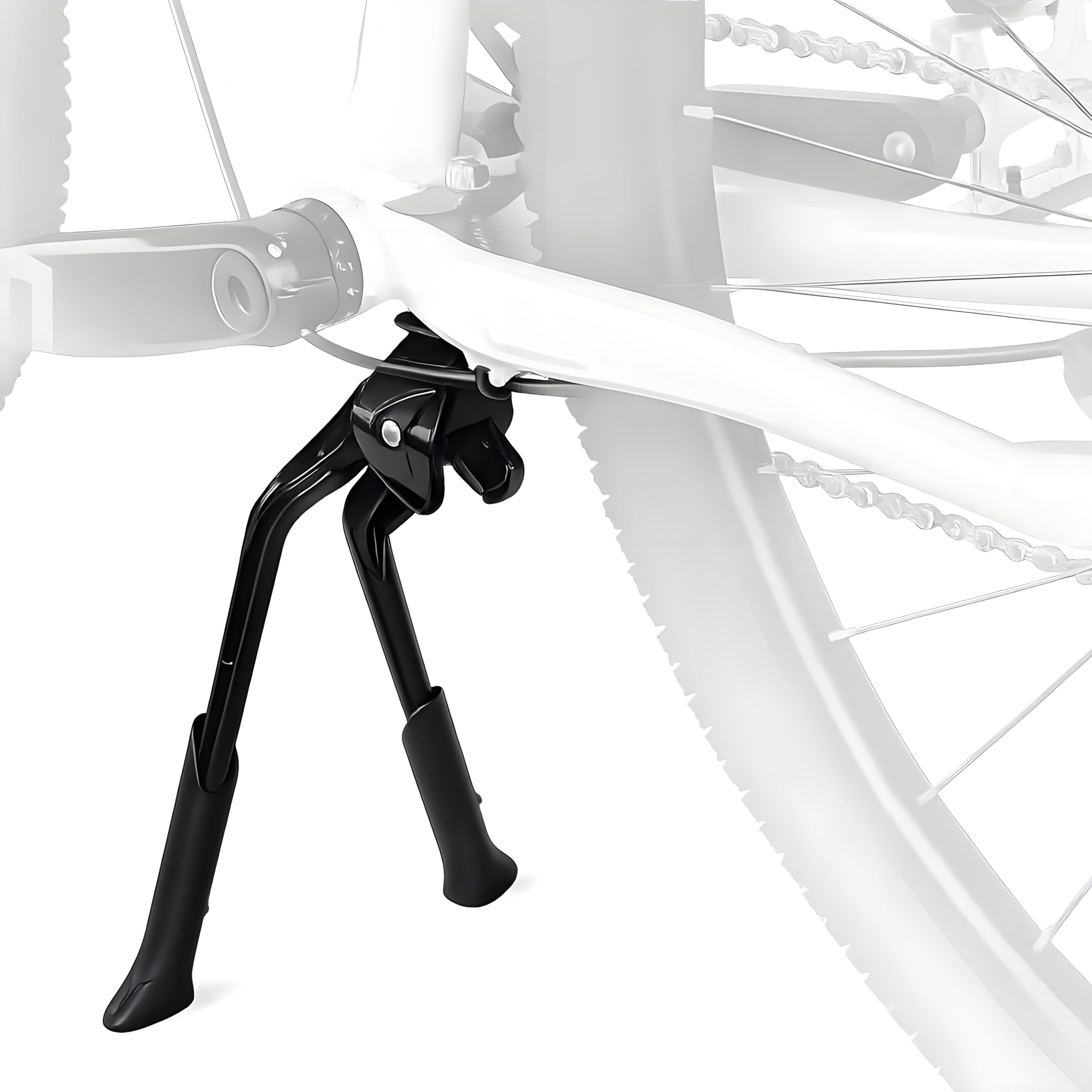 Dilwe Bike Kickstand, Center Mount Bike Kickstand Alloy Bicycle Support Stand for Folding Bike Mountain Bike Road Bike