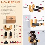 CAHAYA CY0297 Guitar Wall Mount Hanger 13kg Load, Smiley U-Shaped 5 Picks view 6