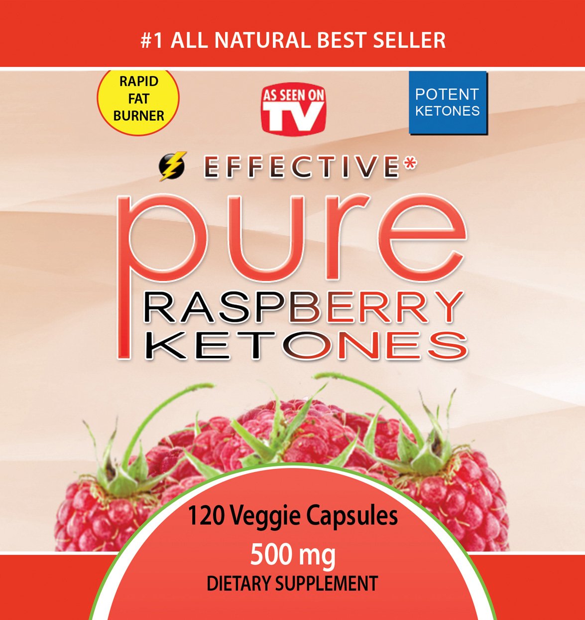 Amazon.com: Eficaz Pure Frambuesa Ketones – As Seen On TV ...