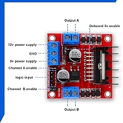 BOJACK L298N Motor DC Dual H-Bridge Motor Driver