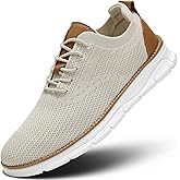 Men's Mesh Sneakers Oxfords Lace-Up Lightweight Casual Walking Shoes Driving Shoes