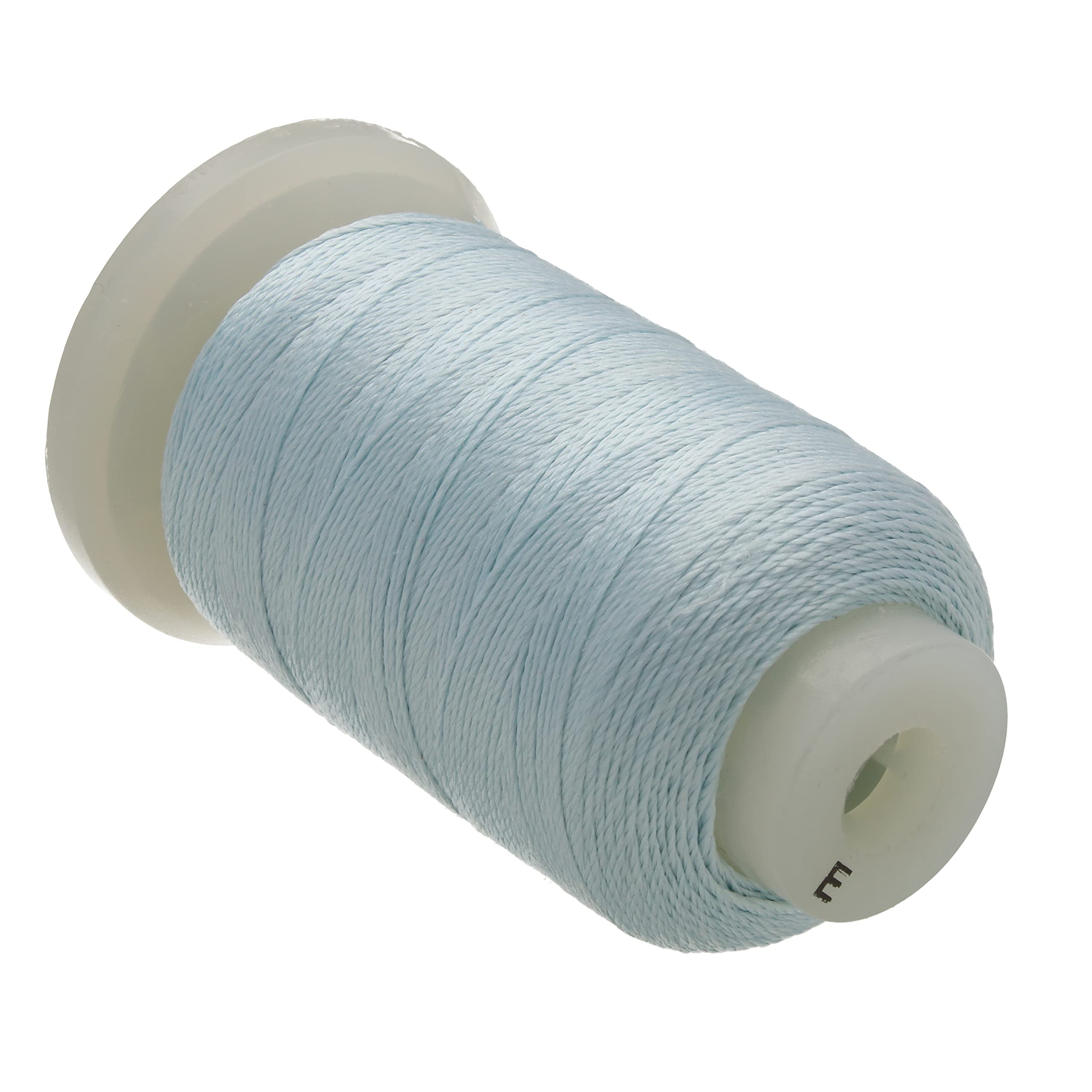The Beadsmith Pure Silk Cord – Turquoise, Size E (0.325 mm/0.0128”), 200 Yards (600 ft), 1/2-Ounce Spool