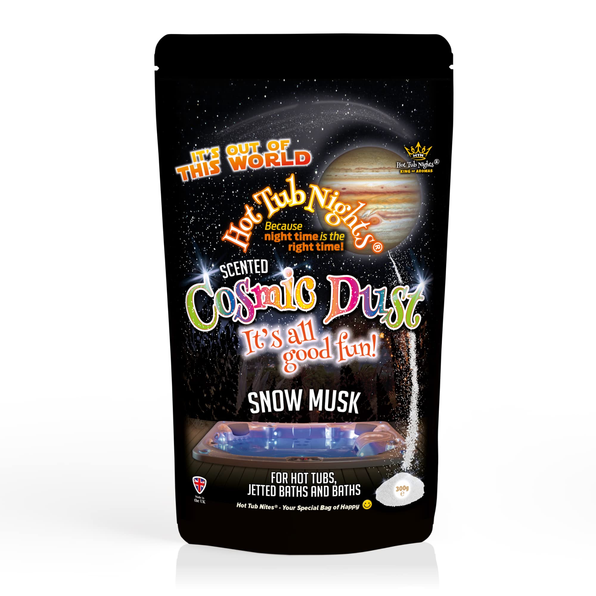 Hot Tub Nights Aromatherapy Cosmic Dust Snow Musk 1 x (300g)