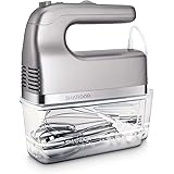 SHARDOR Hand Mixer 350W Power Advantage Electric Handheld Mixers with 5 Stainless Steel Attachments(2 Beaters, 2 Dough Hooks 