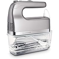 SHARDOR Hand Mixer 350W Power Advantage Electric Handheld Mixers with 5 Stainless Steel Attachments(2 Beaters, 2 Dough…
