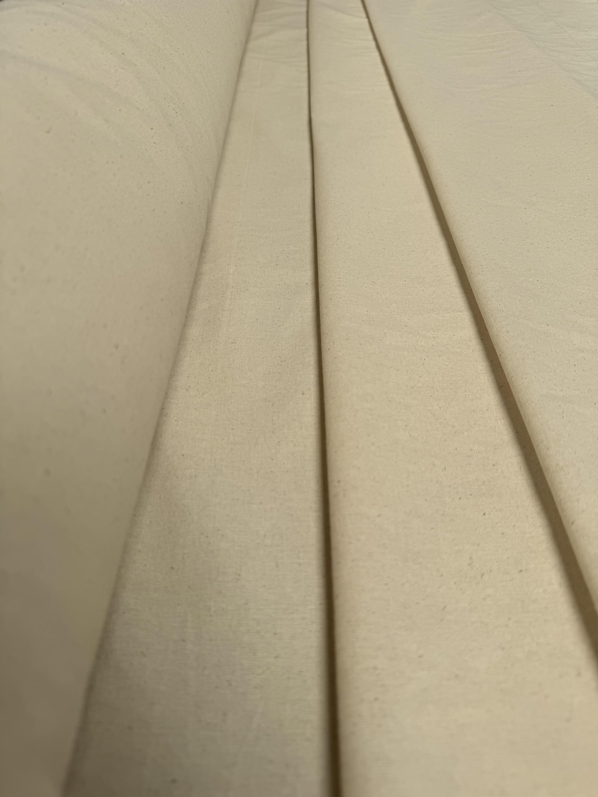 100% Cotton Natural Calico Unbleached Craft Fabric Medium Weight 10MTR