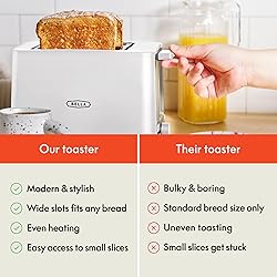 BELLA 2 Slice Toaster with Auto Shut Off - Extra