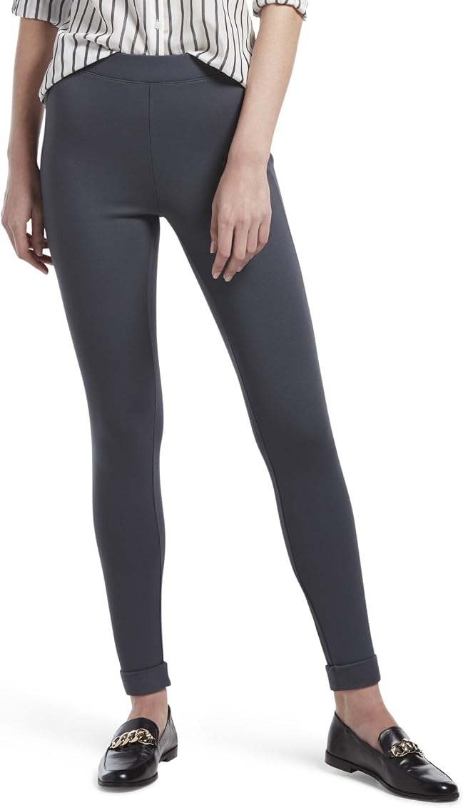 Fleece Lined High Waist Ponte Leggings 