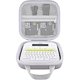 Baval Label Printer Case Compatible with Brother P-Touch PTD210/PTD220 Home and Office Everyday Label Maker(Gray Case)