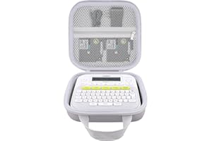 Baval Label Printer Case Compatible with Brother P-Touch PTD210/PTD220 Home and Office Everyday Label Maker(Gray Case)