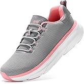 STQ Slip on Sneakers Women Orthopedic Walking Shoes for Plantar Fasciitis Relief Cushioned Sole Arch Support Breathable Non Slip Tennis Athletic Gym Workout Comfort Memory Foam Fashion Sneaker