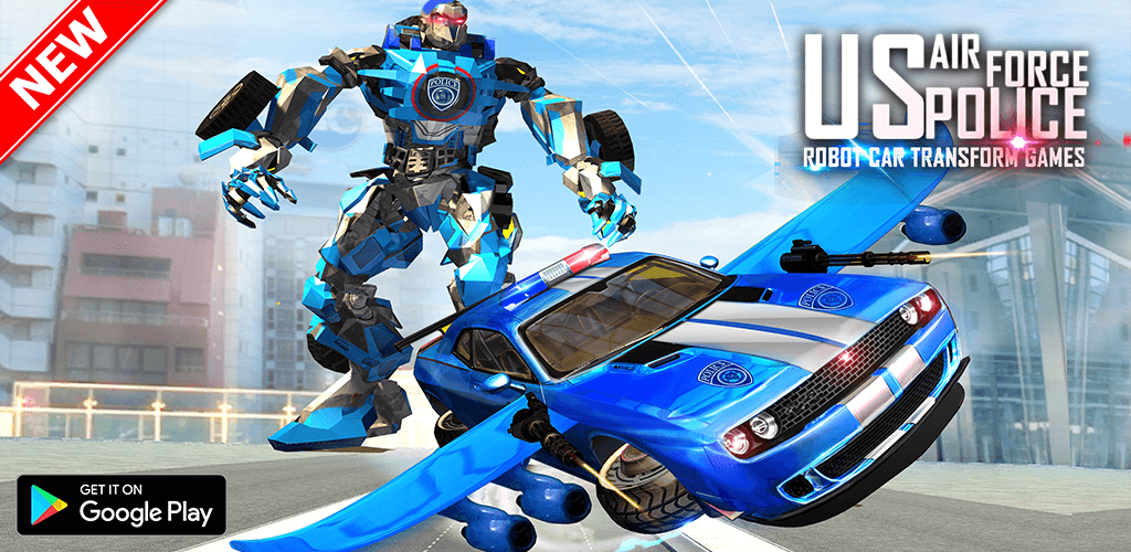 Amazon.com: US Police Transform Robot Car Cop Flying Car Wars : Apps