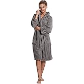 Turkuoise Women's Turkish Cotton Hooded Robe, Terry Hooded Bathrobe
