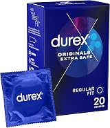 Durex Extra Safe Condoms Slightly Thicker With Extra Lubricant 21 Pack