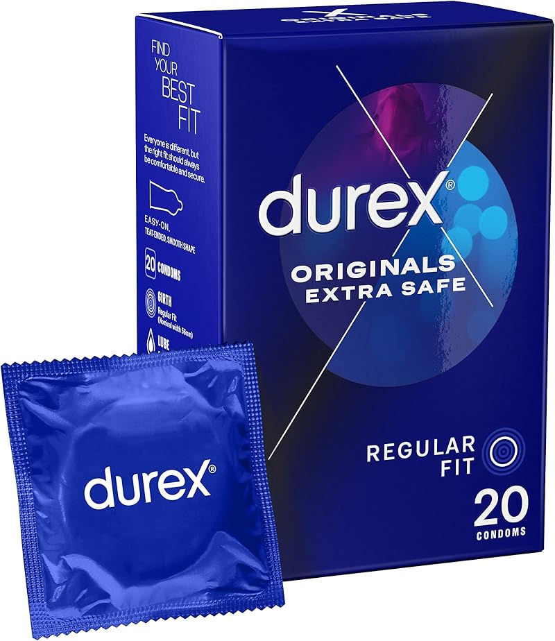 Durex Extra Safe Condoms Slightly Thicker With Extra Lubricant 21 Pack