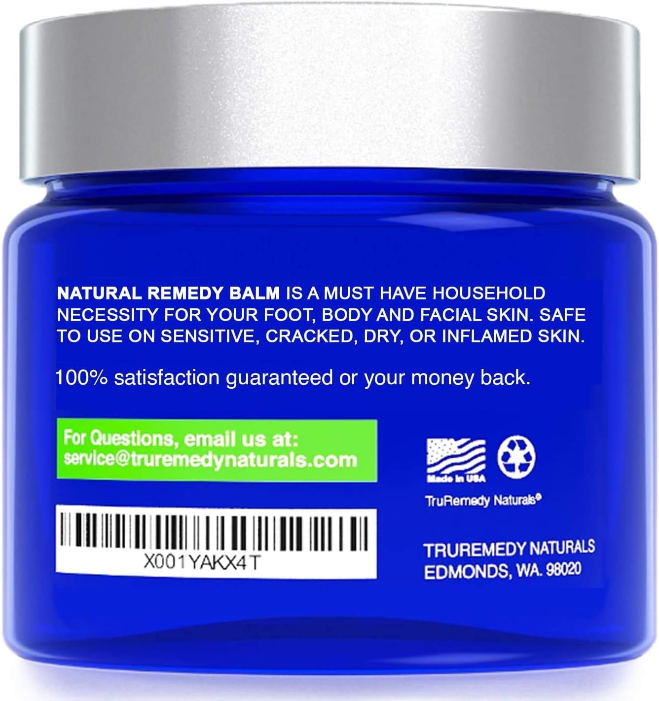 Remedy Tea Tree Oil Balm - Cream for Athletes Foot, Jock Itch, Ringworm, Eczema, Nail Issues, Rash, Skin Irritation - Ointment for Dry, Itchy Skin - Foot & Body Balm with Lavender & Eucalyptus - 2 Oz: Health & Personal Care