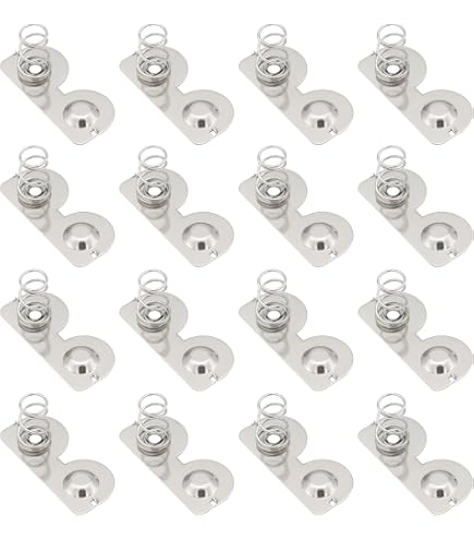 Replacement Battery Springs 10 Pairs AA AAA Battery Spring Plates ...