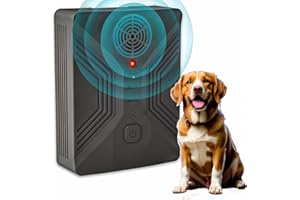 VONDER Ultrasonic Anti Barking Control for Dogs – Safe Dog Bark Deterrent Device, Rechargeable, 3 Modes (High/Med/Low), 33ft Range – Humane No Shock Training Tool for Small Medium Large Dogs, Grey