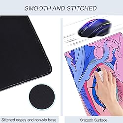 Nasdalgias Anime Girl Loving Eye Desk Mat Desk Mat
