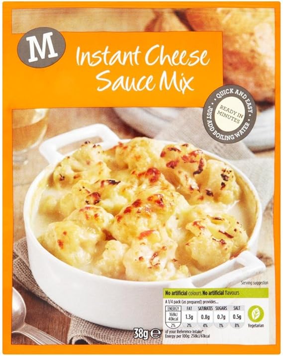 Morrisons Instant Cheese Sauce Mix, 38 g Amazon.co.uk Grocery