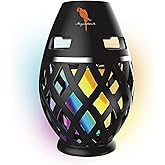 Margaritaville Tiki Torch - Waterproof Bluetooth Speaker, Portable Party Speaker with Multicolor LED Lights, Perfect for Trav