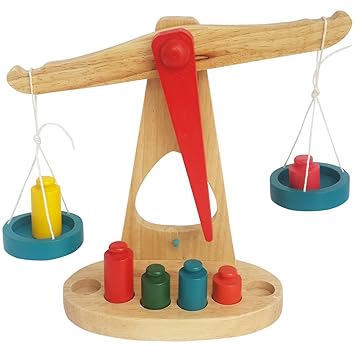 wooden scale toy