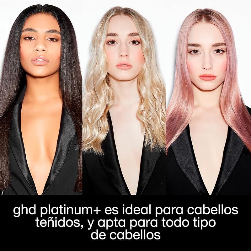 Platinum+ - Plancha de Pelo Profesional Inteligente - Negra