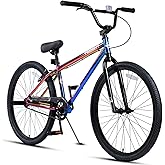 cubsala 20 24 26 Inch BMX Race Bike Trident Bicycles Beginner-Level to Advanced Riders with 2 Pegs, Multiple Colors