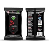 Pwipes - Flushable Wipes | 15 Count Travel Pack | Adult Wet Wipes | Unscented with Vitamin-E &amp; Aloe | Plant Based and Biodegradable | Septic and Sewer Safe |