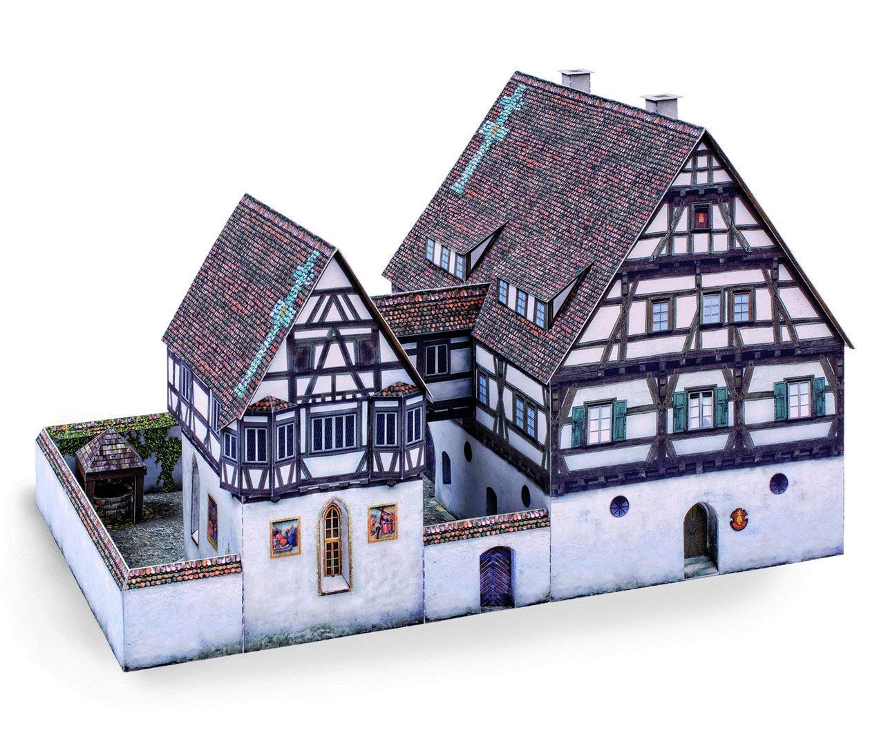 Aue-Verlag 30 x 19 x 19 cm Medieval Hospital in Blaubeuren Model Kit