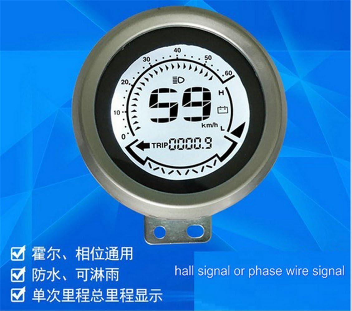 scooter Speedometer LCD Display 4872v Gauge for Electric
