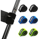 Booms Fishing RS3 Fishing Rod Wrap Pole Straps， Hook &amp; Loop Fishing Rod Belts, Fishing Rod Ties for Casting Rods, Spinning Rods and Fly Rods