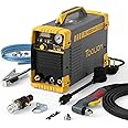 TOOLIOM 50A Non High Frequency Plasma Cutter Non-Touch Pilot ARC 110/220V Dual Voltage Cutting Machine 1/2" Clean Cut