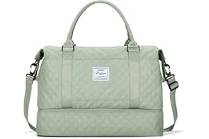 HYC00 Travel Duffel Bag,Sports Tote Gym Bag,Shoulder Weekender Overnight Bag for Women