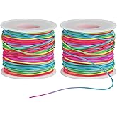 Amazon.com: Colorful FIVEIZERO Elastic Bracelet String,1mm,1.2mm,1.5mm ...