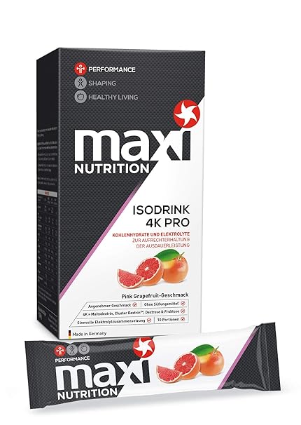 MaxiNutrition isotonisches Getränkepulver Pink Grapefruit – Iso Drink für langanhaltende Leistung beim Ausdauertraining - ent