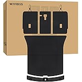 Cargo Mat with Backrest Protection for 2025 2026 Tesla Model Y Juniper 5 Seat, TPE All Weather Protection Cargo Liner with Velcro Rear Seats Backrest car Cargo Protector Plate Accessories-Black
