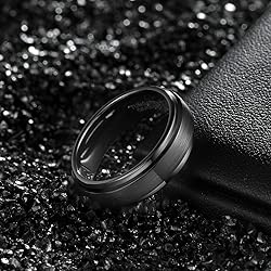 TRUMIUM 6mm Tungsten Rings for Men Women Basic