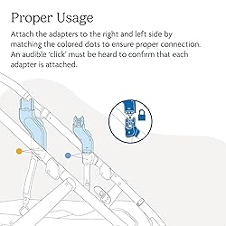 UPPAbaby Upper Adapter for Vista, Vista V2, and